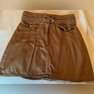 Free people brown skirt size 4